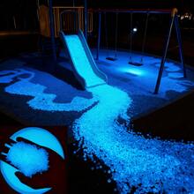 5000 Glow Stones, Solar-Powered Outdoor Garden Path Stones, Luminous Pebbles, Suitable For Garden Path Decoration, Aquarium Decoration, Landscape Lighting, And Vase Fillers. Multiple Colors Available. - 藍色 - 查看 10