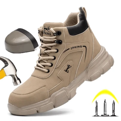 Calzado industrial Calzado industrial con suela de goma y puntera reforzada,Athletic, Fitness, Sportswear, street style, workout outfits,Suitable for construction site wear