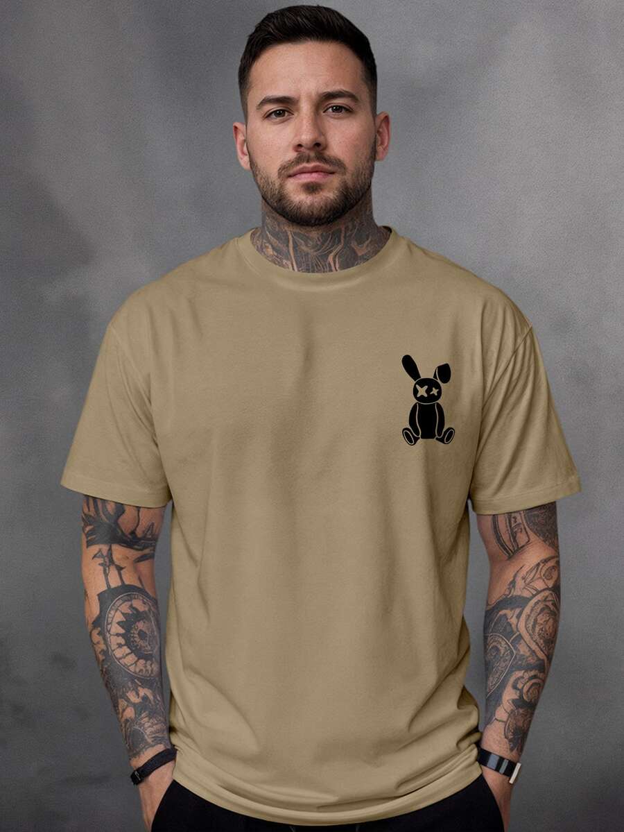 Men T-Shirts - 米色 - 查看 1