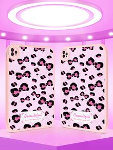 1个粉色豹纹蝴蝶结图案简约优雅可爱趣味风格防震平板电脑保护套，适用于华为MatePad 10.4英寸，内置360度加厚防摔皮革iPad 10.2英寸平板电脑保护套 - 彩色 - 查看 5