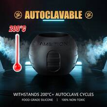 Ambition 1/3pcs 54mm Tattoo Machine Pen Grip Cover Silicone 200℃ High Temperature Clean For 32-34mm Size Grip Tattoo Machine