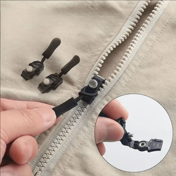3/9/15/21/27pcs Universal Zipper Repair Kit With Adjustable Slider - Quick Installation, No Tools Or Sewing Required - For Jackets, Backpacks, Luggage And More