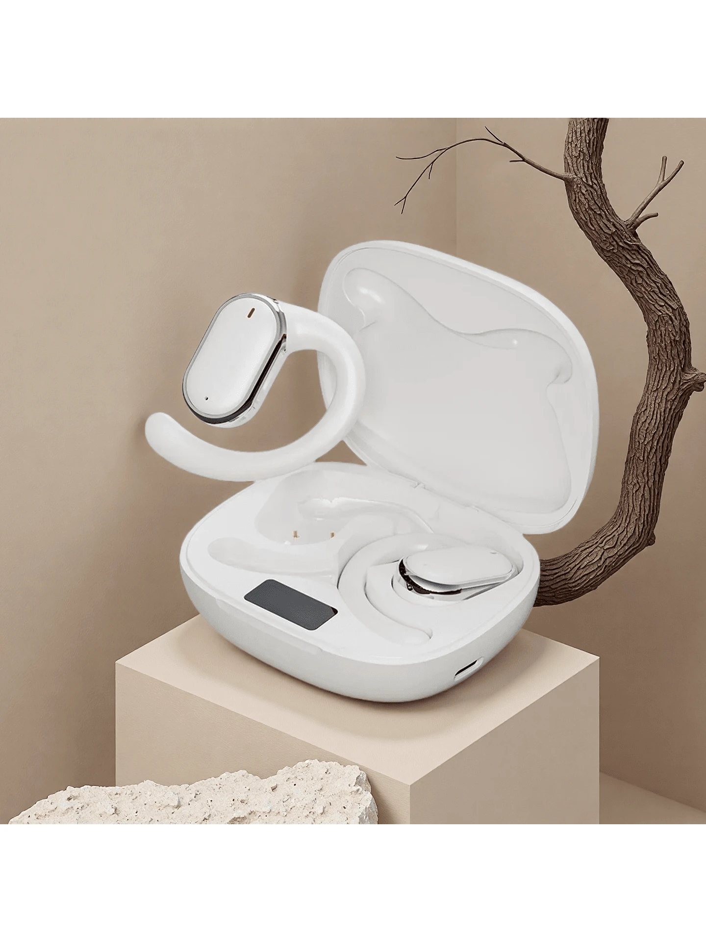 Neue TWS Kopfhörer Bluetooth Kabellose Kopfhörer Drehbare Kopfhörer Schmerzfreier Tragekomfort Sport Ohrstöpsel Handy Kopfhörer.