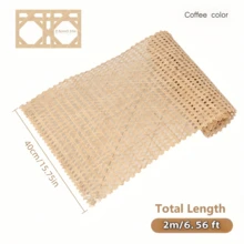 Hogar y Vida, Artes, Artesanía y Costura, Manualidades DIY, Bandas tejidas a mano de ratán - Materiales segmentados antivirus - Duradero y resistente - Perfecto para manualidades y jardinería (color café), Bandas decorativas tejidas de ratán natural de 40 cm a 45 cm, Bandas de tejido octagonal de ratán - Tejido de ratán plástico - Color de la madera - Ver 19