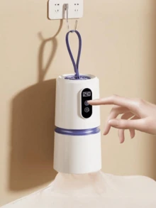 便携式小巧干衣机，多功能旅行干衣袋，快速烘干T恤和裤子，材质耐用，方便携带，适合公寓、宿舍、房车等场所使用 - 操作简单，附赠干衣袋，200瓦功率，情人节好礼