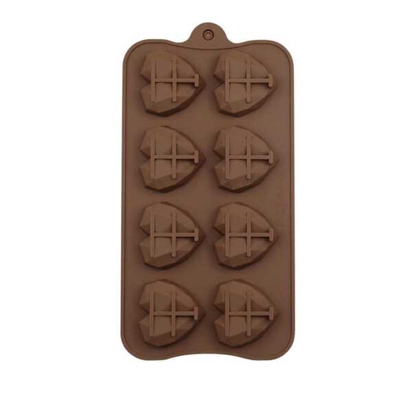 Molde de Silicone Coração Diamante Chocolate Doces