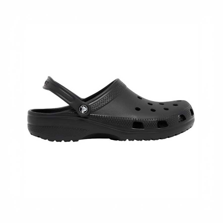 Crocs Classic Clogs Men's Comfort Slides Shoes Beach & Casual Slippers - Đen/Đen - Xem 1