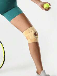 Adjustable Knee Brace Knee Protector With Breathable Holes, Unisex Mountaineering Basketball Cycling Running Sports Brace For Mountaineering Basketball Running Weightlifting Gym Accessories Knee Brace Sports Knee Brace Gym Knee Brace - Multicolor - View 5