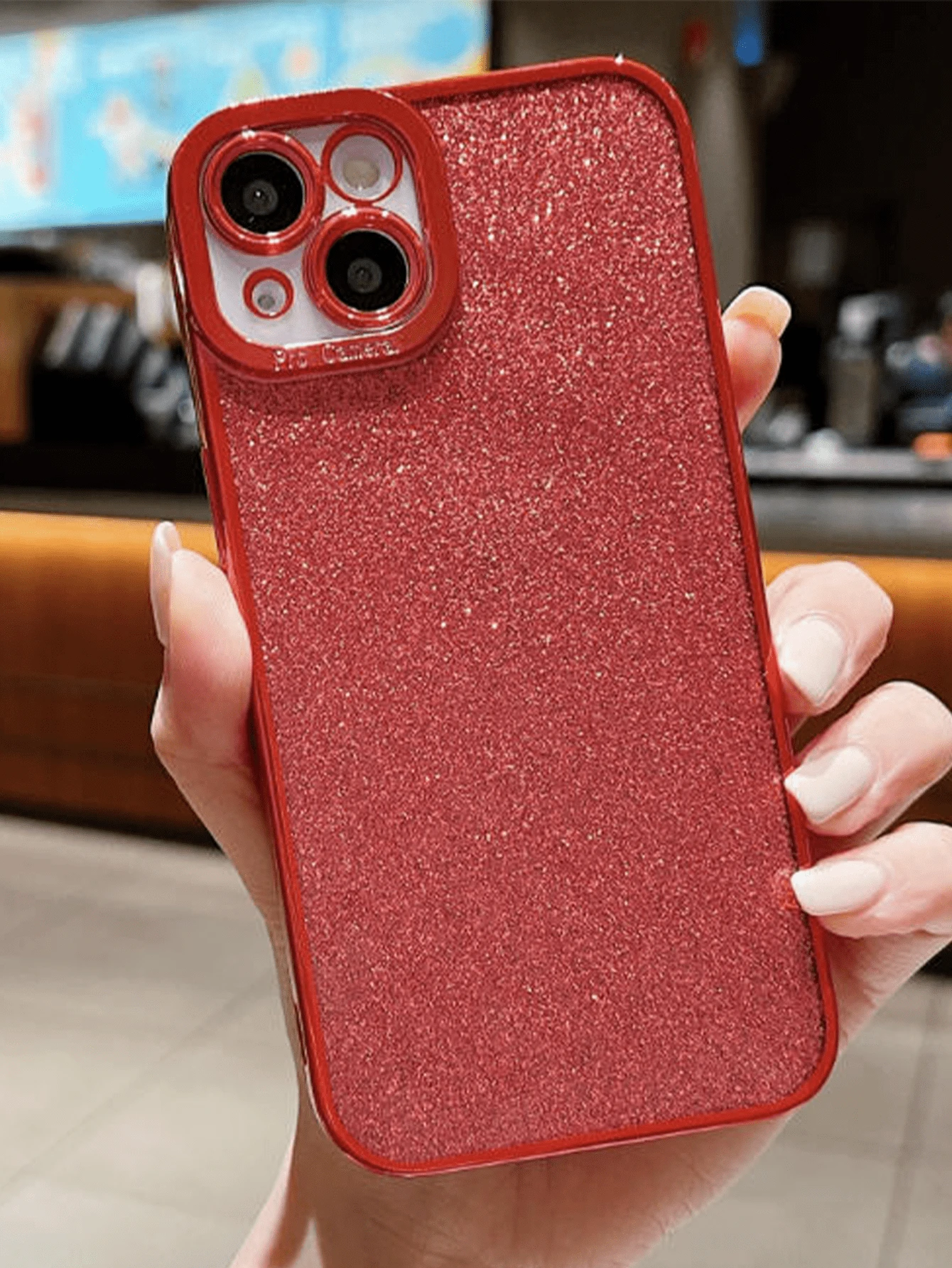 Suitable For Glitter Apple 16promax Phone Case, Fairy 15pro Transparent Soft-Edge Simple 13 Fine Glitter Protective Case X