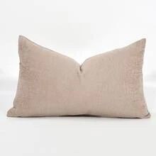 1 Vỏ gối trang trí bằng vải lanh sang trọng, Vỏ gối sofa vuông, Vỏ gối dệt hiện đại, Không ruột, Thích hợp cho ghế sofa, phòng khách, phòng ngủ, nhà nông, Cũng làm quà tặng, Mọi mùa - Lạc đà - Xem 4