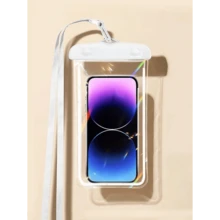 Universal Waterproof Phone Pouch - Fluorescence Waterproof Case Compatible With Iphone 15 14 13 12 11 Pro Max XS Plus Compatible With Samsung Galaxy Cellphone Up To 7.0", Waterproof Cellphone Dry Bag Beach Vacation Essentials For Summer Holiday, Diving, Swimming, Beach Phone Case