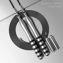 1 Set MOGOLD Professional Weighted Double Rope Skipping Rope Set, High-Speed Durable Steel Wire Rope For Fitness Gym Workout, Unisex