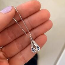 Our Lady Of Aparecida Stones Necklace, 925 Silver Plated - 銀色 - 查看 4