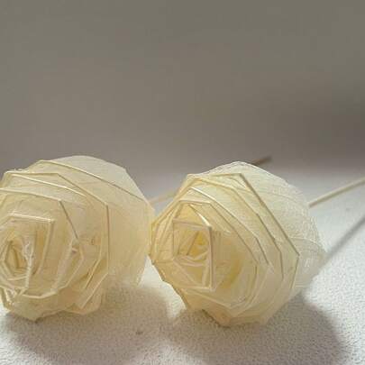 Que khuếch tán hương liệu (Hoa hồng + Que), Đồ trang trí khuếch tán hương liệu hoa hồng mộc lan gân lá thủ công sáng tạo, Trang trí hương thơm cho khách sạn tại nhà bằng hoa khô, Thay thế làm đầy không khí trong lành, Thêm hương thơm cho căn phòng, Máy khuếch tán hương thơm tinh dầu tự nhiên