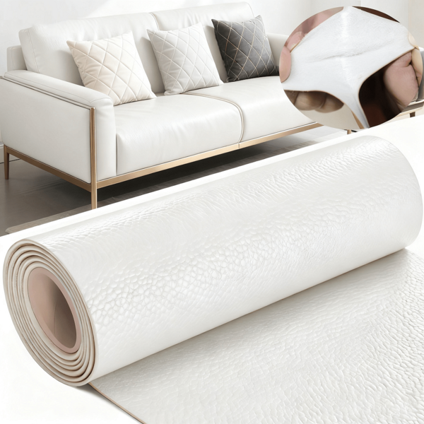 Parche autoadhesivo de piel artificial para reparación de muebles, coche, sofá, papel tapiz, cinta adhesiva, kit de reparación de vinilo, renovador de asiento de coche, parche de reparación de piel para bolso, zapato, funda de teléfono, decoración de pared, decoración de coche