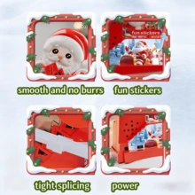 Izengate 圣诞节新款儿童玩具，益智游戏，2 种模式 - 灯光和音乐/静音，有趣的轨道攀爬玩具，自动攀爬轨道滑梯玩具，圣诞老人爬梯玩具，男孩女孩的最佳生日圣诞节万圣节新年礼物（不含电池）