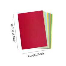 一包10张A4尺寸的亮面海绵纸，闪光纸，金粉泡泡纸，创意手工纸，手工海绵纸，适用于DIY剪贴簿、手工艺品、节日贺卡等。