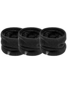 1条/3条装加厚保暖弹力骑行围巾 - 户外跑步、滑雪防风保暖双层围巾，女士保暖面罩和颈套，适合户外雪上运动