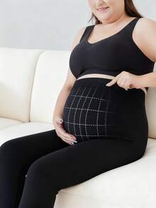 Women's Thick Winter Knee-High Thermal Lined Pants, With Abdominal Support, Suitable For 5°C-15°C, Solid Color Stirrup Leggings - Ideal For Cold Weather And Everyday Wear, Warm Thermal Lining, Fashionable For Women - Multicolor - View 3