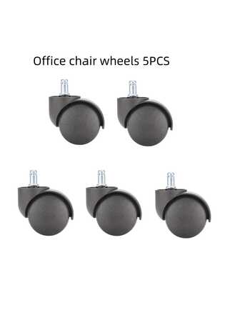 Universal Swivel Caster Wheels For Office Chair, Quiet Rolling Casters For Computer Desk Chair