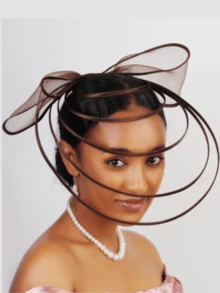 1 件肯塔基赛马会晚宴帽子女式复古新娘婚礼帽发夹黑色发饰新娘茶会帽子返校、小帽子、迷你帽子、迷你棒球帽、迷你高顶礼帽、发饰、学校用品、优雅、头饰、狂欢配饰 - 彩色 - 查看 16