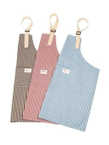 1pc Adjustable Waterproof Kitchen Apron With Large Towel Pocket - Fashionable White PVC Apron, Suitable For Cooking And Baking, Functional Design, Suitable For Women, Practical Kitchen Wear, Suitable For Household, Chefs, BBQ Enthusiasts, Craftsmen And Outdoor Activities - Multicolor - View 11