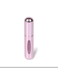 ​​Leak-Proof Perfume Atomizer, 5ml Refillable - One-Step Transfer Design, Portable Travel Spray Bottle In Shiny Pink For Purse & Pocket - 粉色 - 查看 1