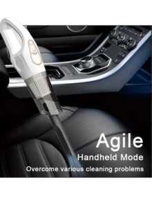 مكنسة كهربائية محمولة باليد للسيارة، مكنسة كهربائية منزلية عالية الطاقة للمكتب، مكنسة كهربائية صغيرة محمولة للسيارة، مستلزمات التنظيف، لاستخدام السيارة والمنزل، شفط قوي، بطارية طويلة الأمد، سهلة التنظيف في كافة أجزائها، شحن USB، يمكن امتصاص قشور الفاكهة/الشعر/الغبار/الحطام، مناسبة لتنظيف السيارات والورش والكمبيوتر والديكور والمكاتب والمنازل