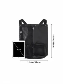 Bolsa de natación con mochila de cuerdas de malla y bolsa húmeda, mochila de playa, mochila de gimnasio