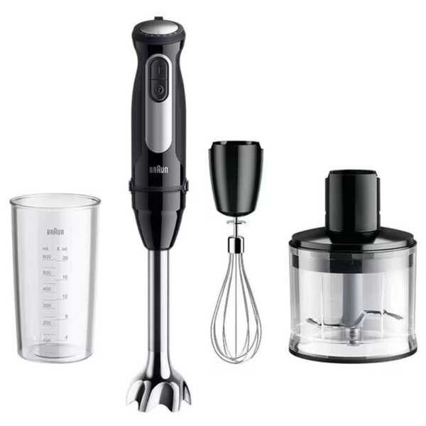 Braun MultiQuick 5 Pro MQ 55236 M 0,6 L Staafmixer 1000 W Zwart