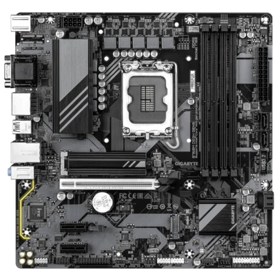  GIGABYTE B760M DS3H GEN5 Motherboard – Supports 14th Gen Intel Core CPUs, 6+2+1 Phase Digital VRM, Up To 5600MHz DDR5, 2 X M.2 PCIe 4.0, 2.5GbE LAN, USB 3.2 Gen2