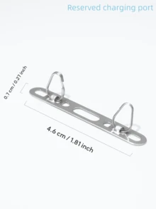 1个男女通用黑色/银色不锈钢侧挂式手机支架，防丢牢固连接器，纯色简约手机挂绳配件，侧挂式双扣垫，超薄背胶防丢牢固连接器垫，双耳耳机支架，腕带，金属垫，智能手机挂绳，手机挂绳，兼容安卓及大多数智能手机，送给母亲、家人、朋友、孩子、生日、节日的礼物 - 多色. - 查看 5