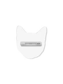 1 Pc Custom Cat Pin, Cute Cat Head Pins, Personalized Cat Pins, Gifts For Cat Lovers, Kawaii Kitty Pin, Personalized Pet Badge, Custom Cat Brooch - Real - View 6