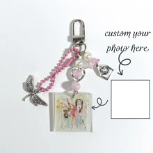 1pc "Wave To Sky" Beaded Custom Photo Keychain | Handmade | Summer Wave | Matching Pendant | Custom Photo Keychain - Multicolor - View 14