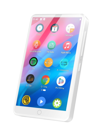 4.0 Inch Touchscreen MP3 MP4 Player With WiFi And Speakers, HiFi Digital Walkman Portable Music Player With FM Radio, Voice Recorder, EBook And Browser (8 Cores)