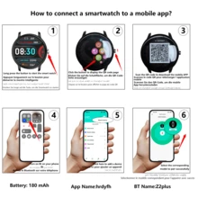 智能手表 - 高清显示屏，无线通话，自定义壁纸。健身、提醒、音乐控制。时尚又时尚！ - 彩色 - 查看 8