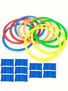 Bounce Sensory Game Set, PP Plastic, Multi-Person Outdoor Entertainment. Mixed Colors, Agility Training Rings – Serving As Basketball And Football Equipment, Recreation And Games, Balance Training, Speed Training, Sports Training, And Reflex - Multicolor - View 9