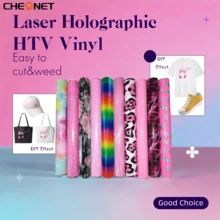 CHEONET-10pcs Leopard Print Heat Transfer Vinyl Sheets, 9.8X 11.8In - DIY Iron-On Decal Film For T-Shirts, Tote Bags, Caps, Pants - Craft Vinyl With Animal Patterns