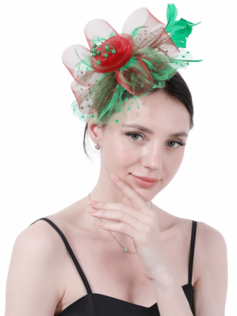 一件装 20 年代复古小礼帽 茶会帽 肯塔基德比婚礼头饰 圣诞节女士