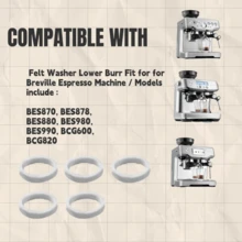 Arandela de fieltro de repuesto para los molinillos de máquinas de espresso Breville - Blanco - Ver 1