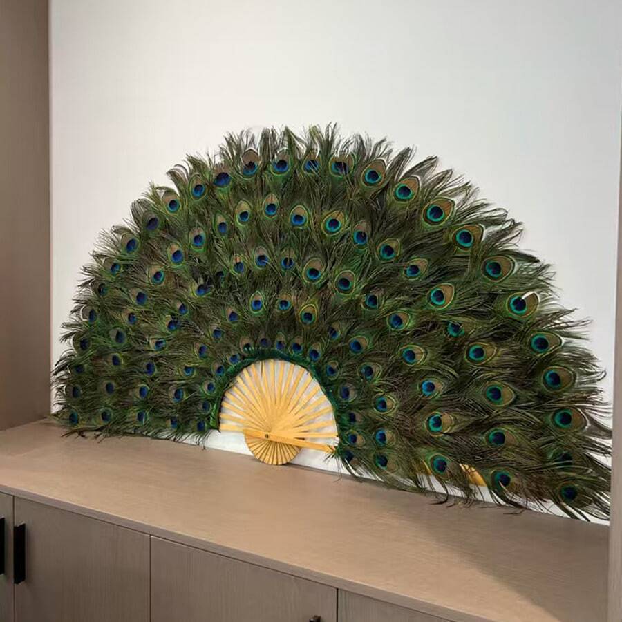 10/20/40pcs Natural Peacock Feathers, Home Decor Floral Arrangement, DIY Craft Supplies