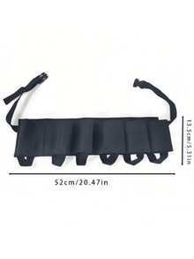 1 件啤酒腰带皮套，啤酒汽水瓶固定带，饮料罐固定器，可调节腰包，可容纳 6 罐，非常适合派对、野餐、徒步旅行 - 彩色 - 查看 5