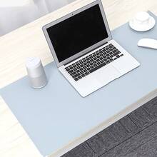 1 peça de tapete de mesa com proteção para os olhos, tapete de escritório, mouse pad grande, papel mata-borrão de couro sintético antiderrapante, mesa de laptop, tapete de mesa para maquiagem com unhas, tapete de mesa de centro, tapete de penteadeira, toalha de mesa extra grande, bloco de escrita à prova d'água para escritório e casa, à prova d'água, à prova de óleo, resistente ao desgaste, tapete de mesa de jantar sem necessidade de lavagem, adequado para uma variedade de mesas