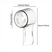 6 Pack Dustproof Toothbrush Heads Cover Case Compatible With OB IO Series Pro 1000 1500 5000 7500 Electric Toothbrushes, Protective Travel Cap For Brush Heads, Keeps Bristles Clean, Hygienic Storage, Durable Travel-Friendly Design, Fits Most Head Sizes, Prevents Debris, Ideal For Home, Dorm, And Office On-The-Go, Great For Daily Use And Shared Routines, Convenient For Family Care And Personal Oral Hygiene Maintenance, Enhances Travel Convenience And Organization, Premium, Practical, And User-Friendly Accessory Choice For Clean, Fresh Experiences - Multicolor - View 2