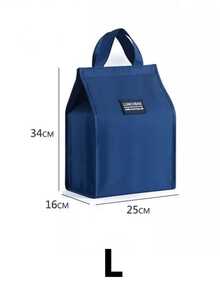 1/3 Peças Bolsa Térmica para Almoço Azul Marinho, Adequada para Adultos, Bolsa Térmica Reutilizável e Fofa para Almoço - Bolsa Térmica Isotérmica à Prova de Vazamentos, Grande Capacidade, Ideal para Trabalho/Viagem/Recipiente de Almoço Frio para Escritório, Bolsa Térmica para Almoço, Bolsa Térmica Isolada, Bolsa Térmica Refrigerada, Lancheira para Mulheres, Homens, Essenciais de Viagem - Multicolorido - Visão 11