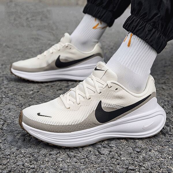 Nike حذاء الجري الرجالي الجديد REVOLUTION 8 لعام 2025، المبطن والمسامي، HJ9198-005