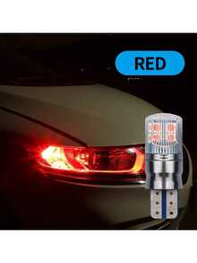 2 件 T10 W5W T15 W16W 双色汽车 LED 灯，超亮 3030 8SMD T10 灯泡，Canbus 无错误，铝制散热器，12V-28V，无极性，即插即用安装，适用于备用灯、停车灯、内饰灯、地图灯、顶灯