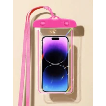 Universal Waterproof Phone Pouch - Fluorescence Waterproof Case Compatible With Iphone 15 14 13 12 11 Pro Max XS Plus Compatible With Samsung Galaxy Cellphone Up To 7.0", Waterproof Cellphone Dry Bag Beach Vacation Essentials For Summer Holiday, Diving, Swimming, Beach Phone Case