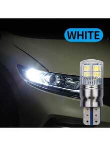 2 件 T10 W5W T15 W16W 双色汽车 LED 灯，超亮 3030 8SMD T10 灯泡，Canbus 无错误，铝制散热器，12V-28V，无极性，即插即用安装，适用于备用灯、停车灯、内饰灯、地图灯、顶灯