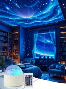 16 Color Aurora Night Light Cube With Remote Control That Can Be Replaced At The Same Time, Suitable For Bedroom And Living Room Wall Decoration, Very Suitable For Gift Giving Ocean Lights